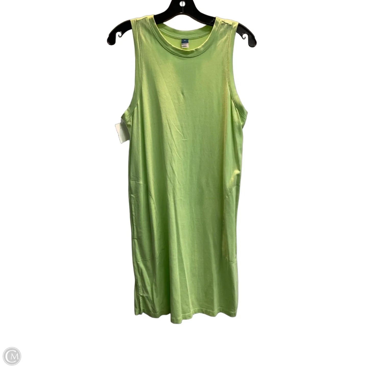 Dress Casual Midi By Old Navy In Green, Size: M
