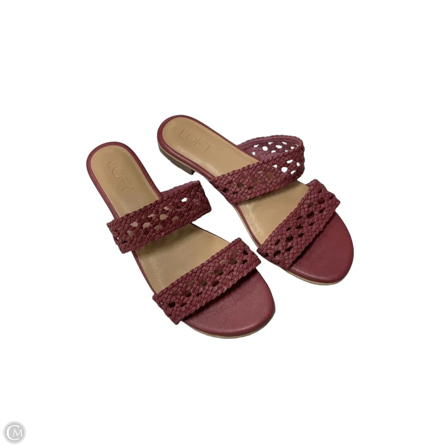 Sandals Flats By Loft In Pink, Size: 8.5