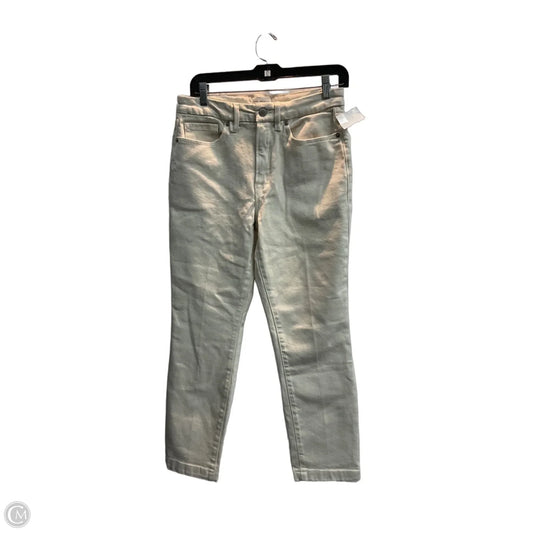 Jeans Straight By Good American In Cream Denim, Size: 6