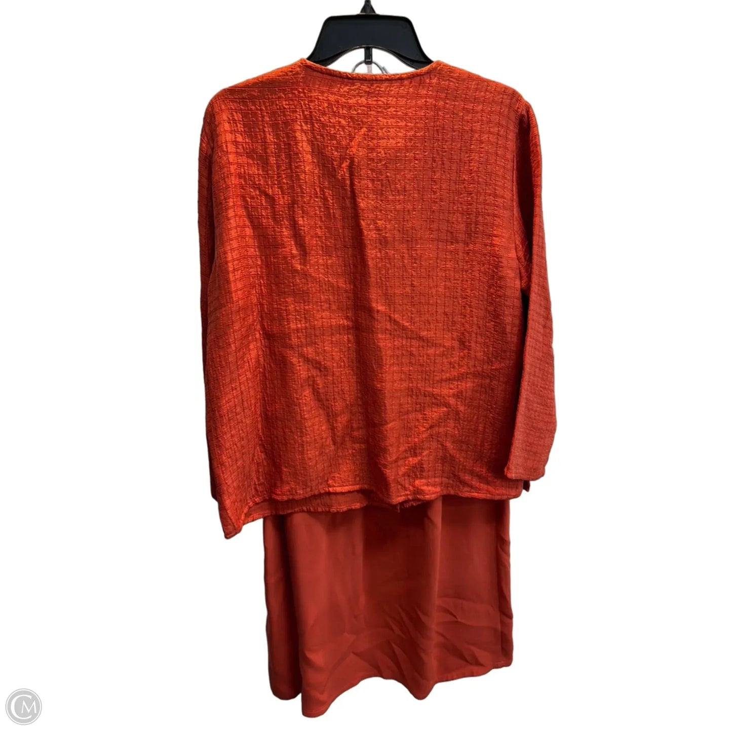 Skirt Set 2pc By Eileen Fisher In Orange, Size: M