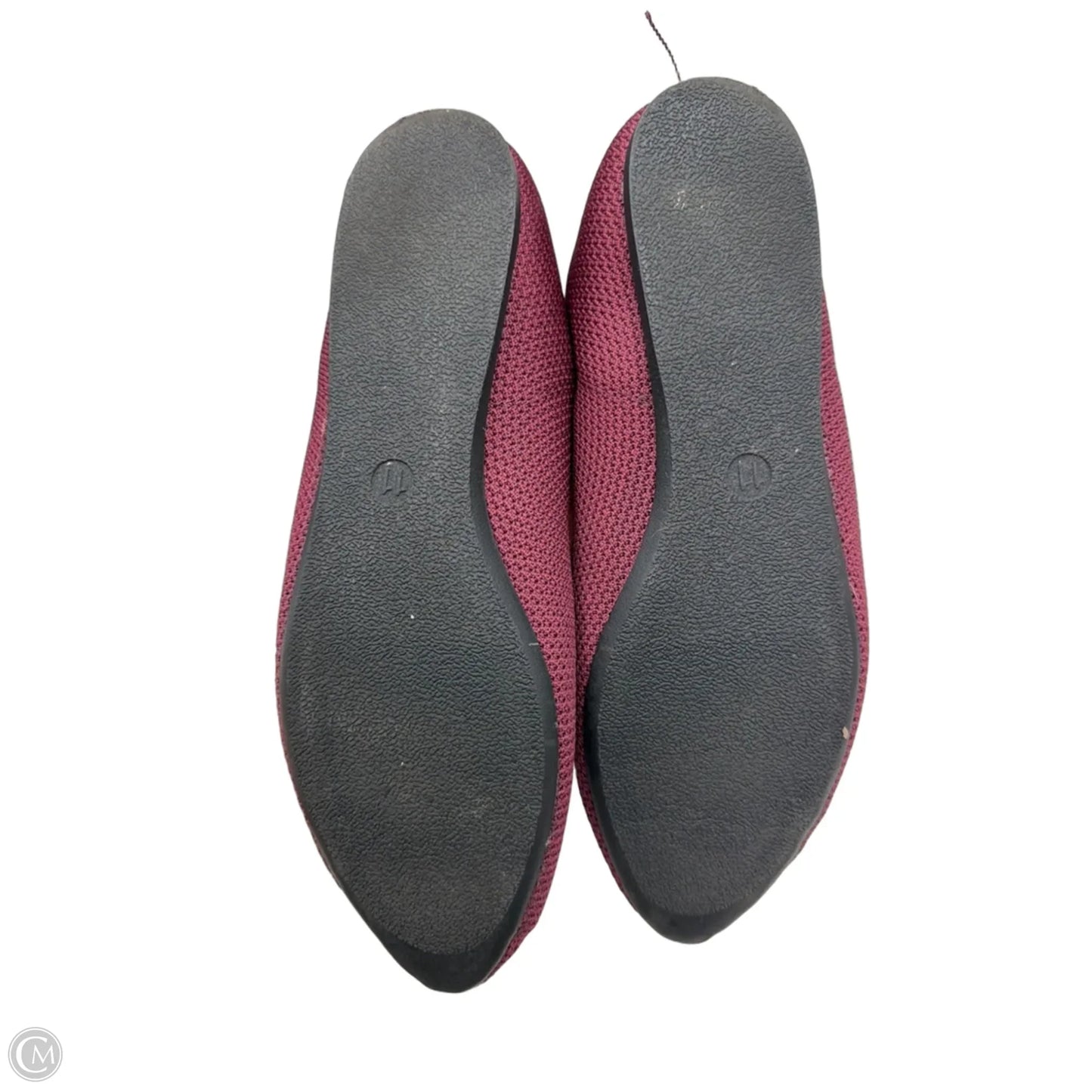 Shoes Flats By A New Day In Maroon, Size: 11