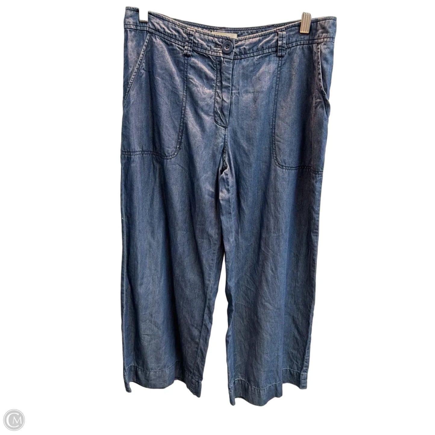 Capris By Sophie Max In Blue Denim, Size: 4