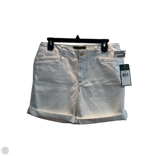 Shorts By Lauren By Ralph Lauren In White, Size: 4
