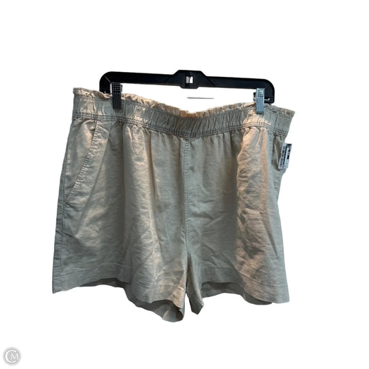 Shorts By H&m In Tan, Size: 18
