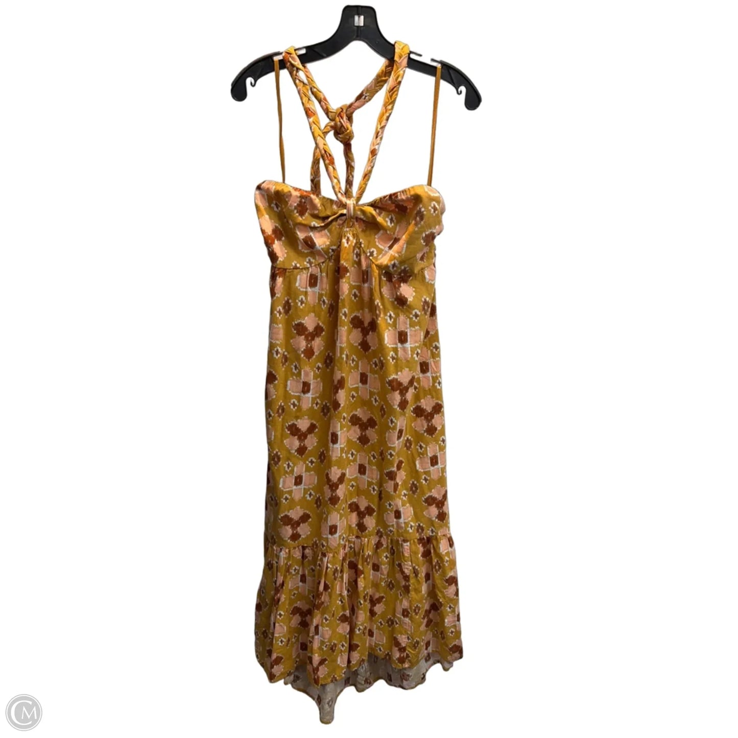 Dress Casual Maxi By Aerie In Gold, Size: L