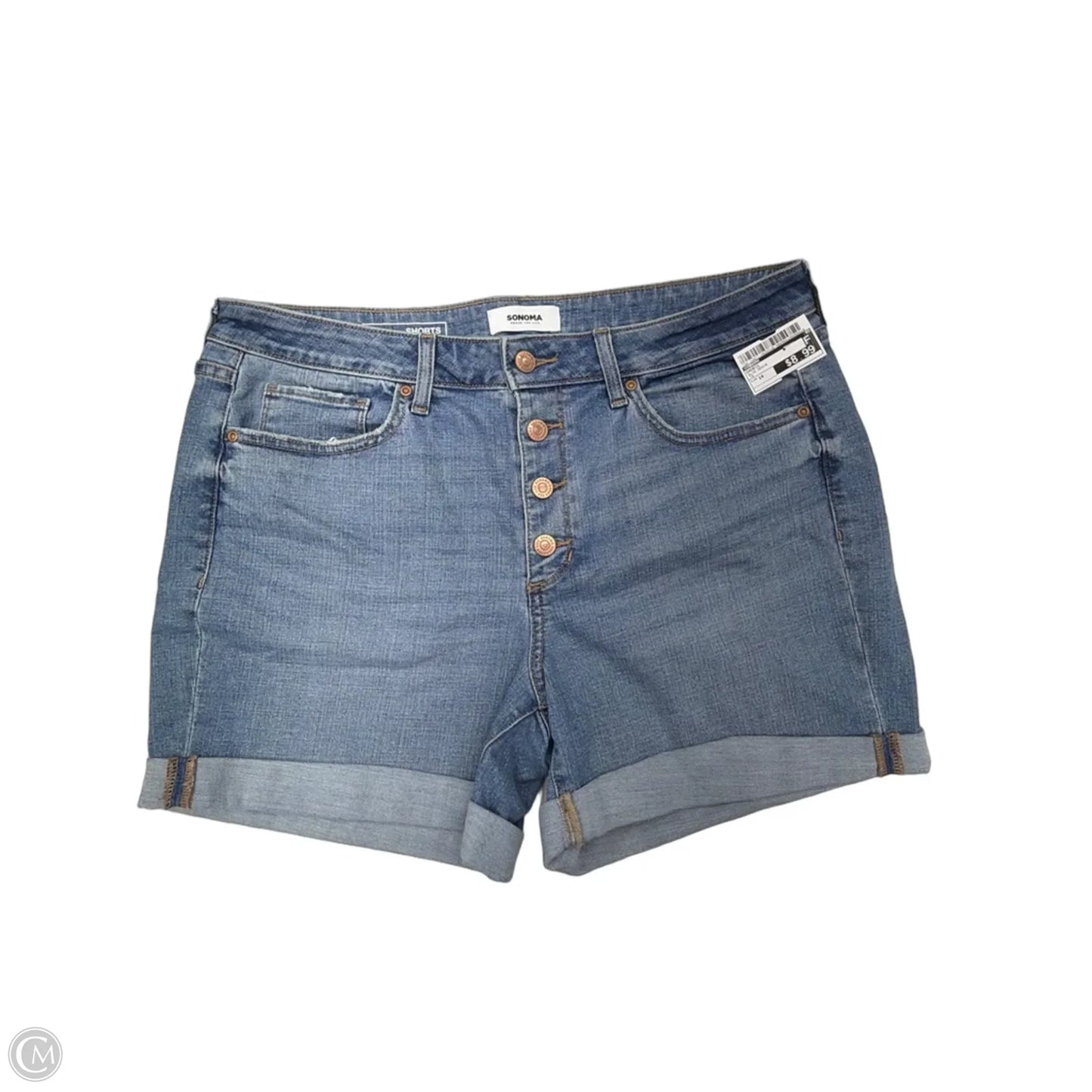 Shorts By Sonoma In Blue Denim, Size: 14