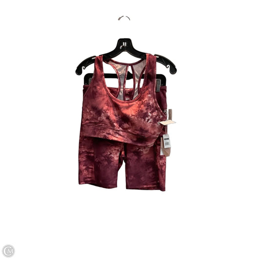 Athletic Shorts 2pc By Jessica Simpson In Tie Dye Print, Size: L