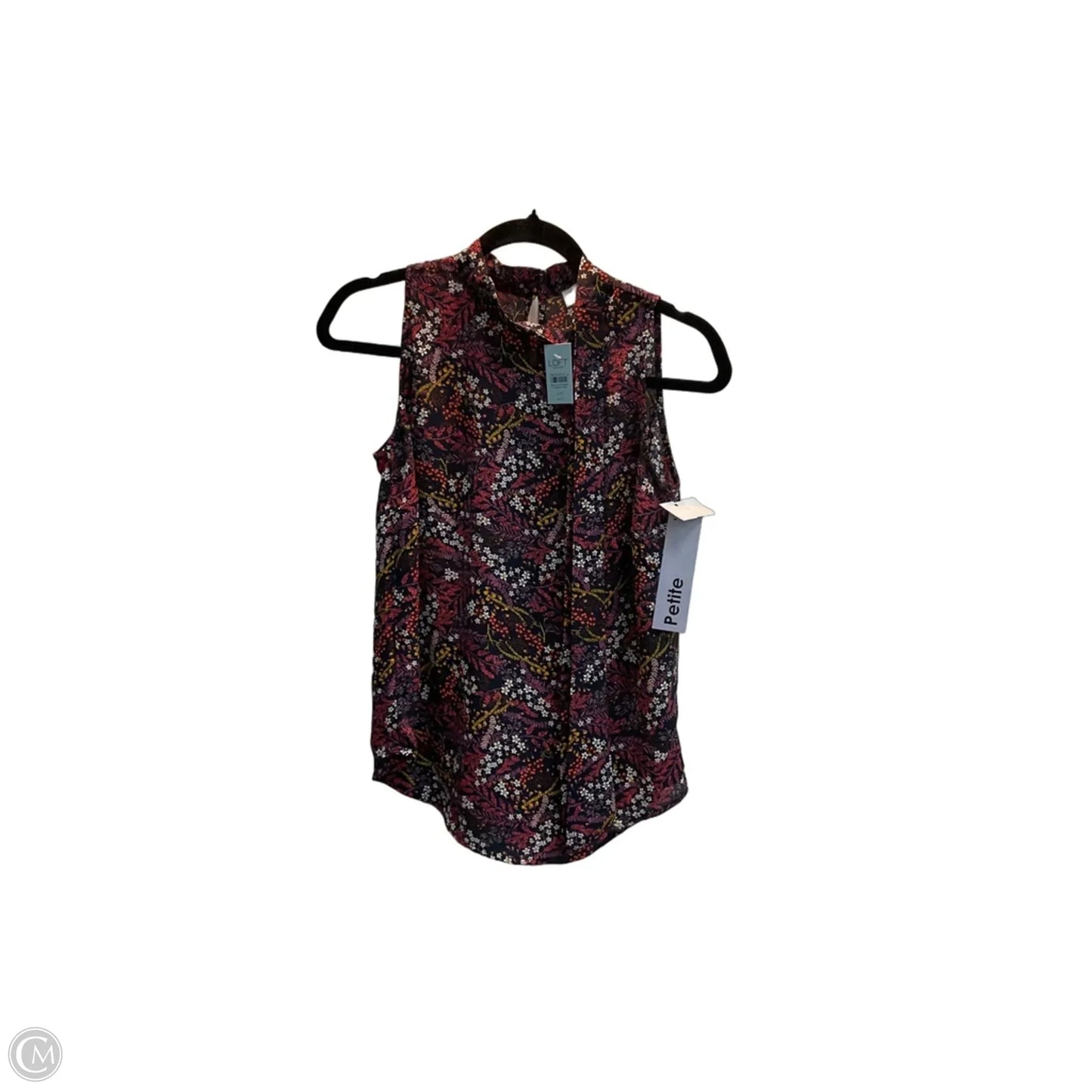 Tank Top By Loft In Floral Print, Size: Xxsp