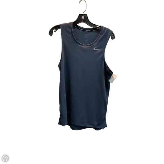 Athletic Tank Top By Nike In Navy, Size: S