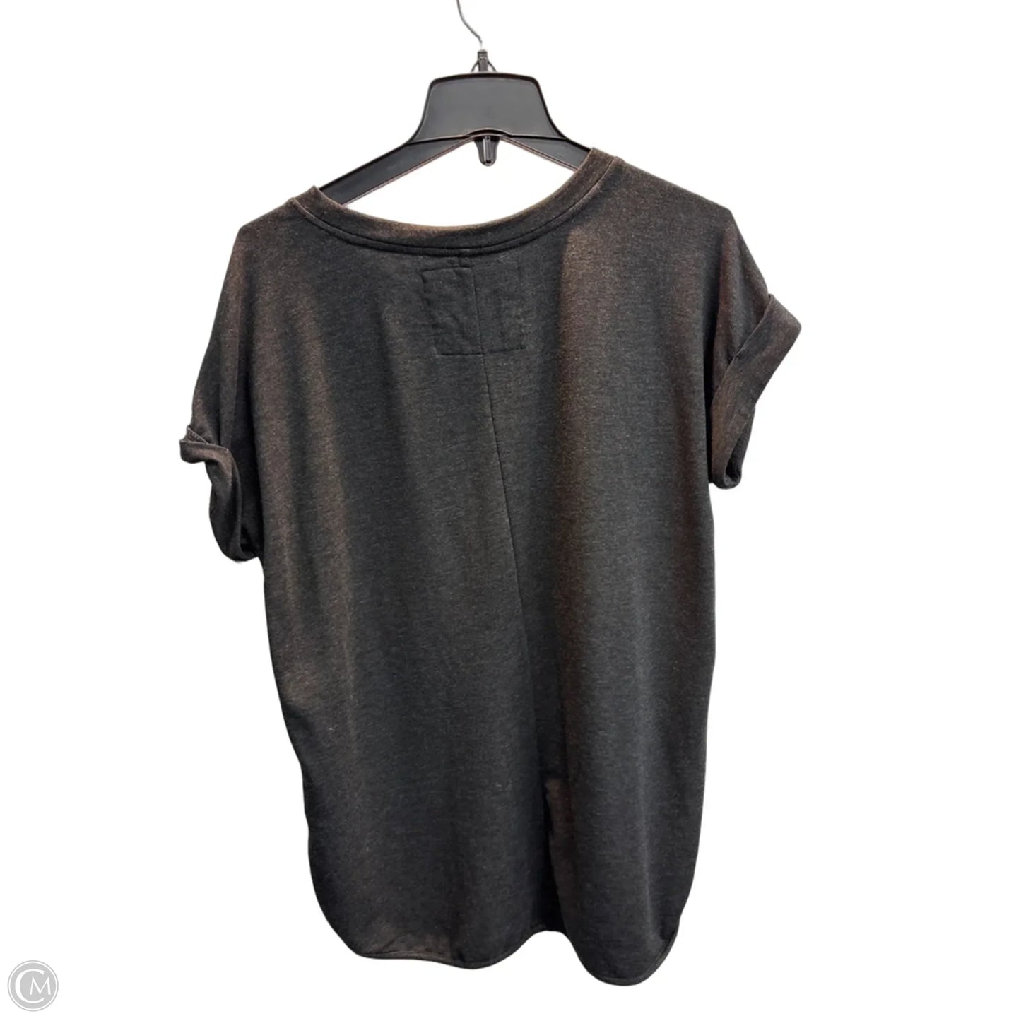 Top Short Sleeve By Cupio In Grey, Size: L