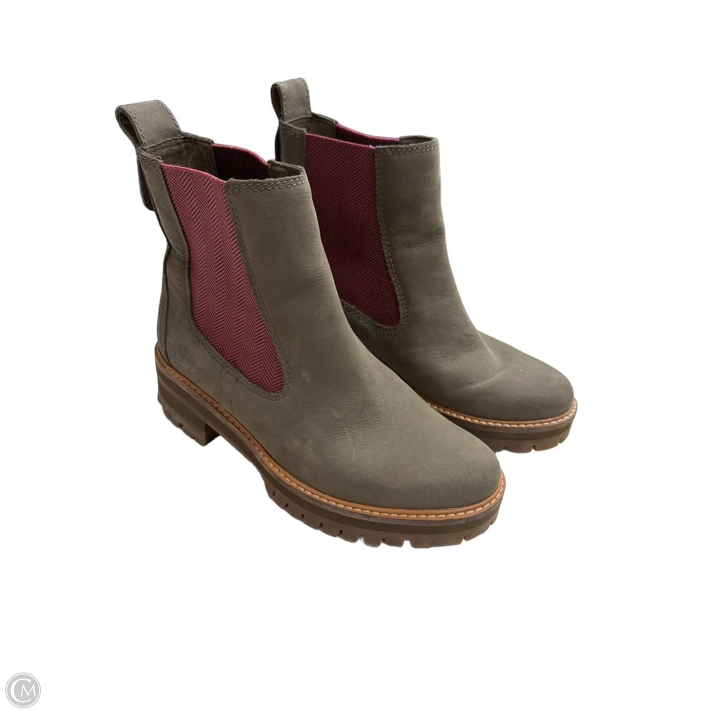 Boots Ankle Flats By Timberland In Grey, Size: 7