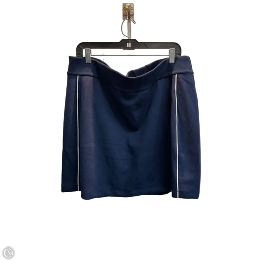 Athletic Skort By Spanx In Blue, Size: 2x