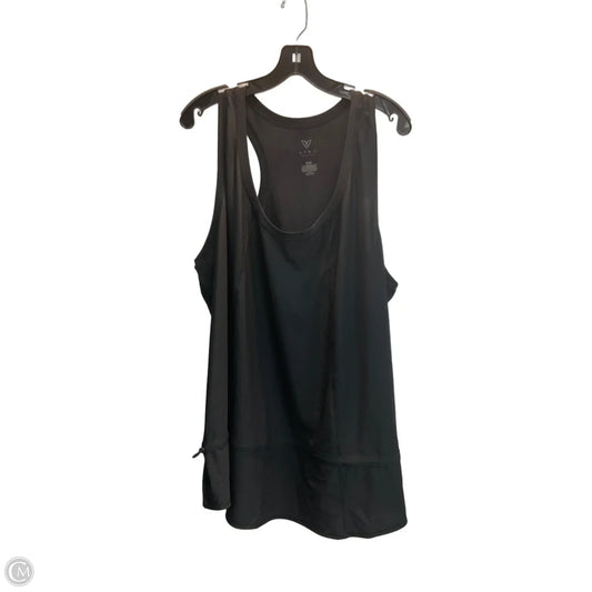 Athletic Tank Top By Livi Active In Black, Size: 4x