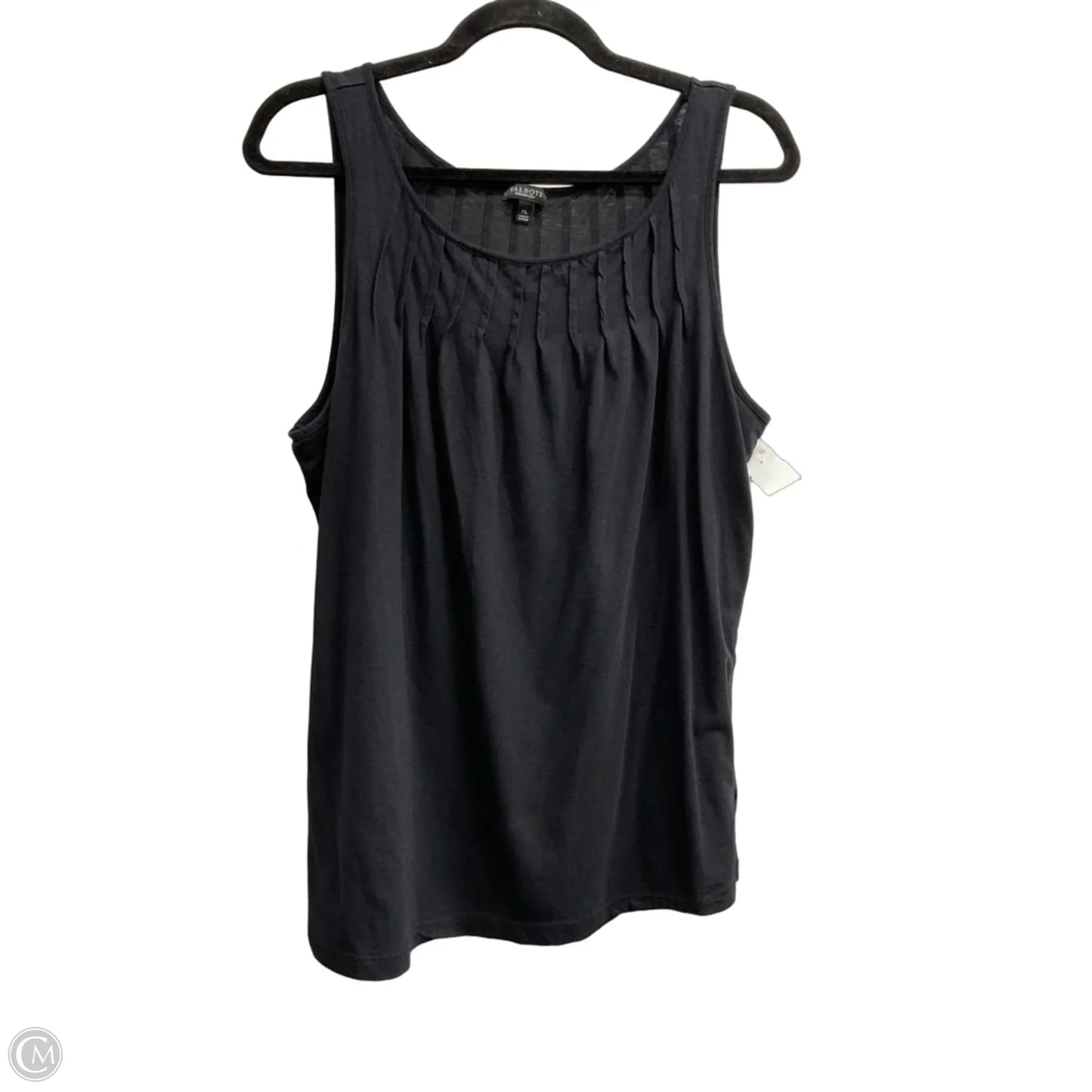 Tank Top By Talbots In Black, Size: Xl