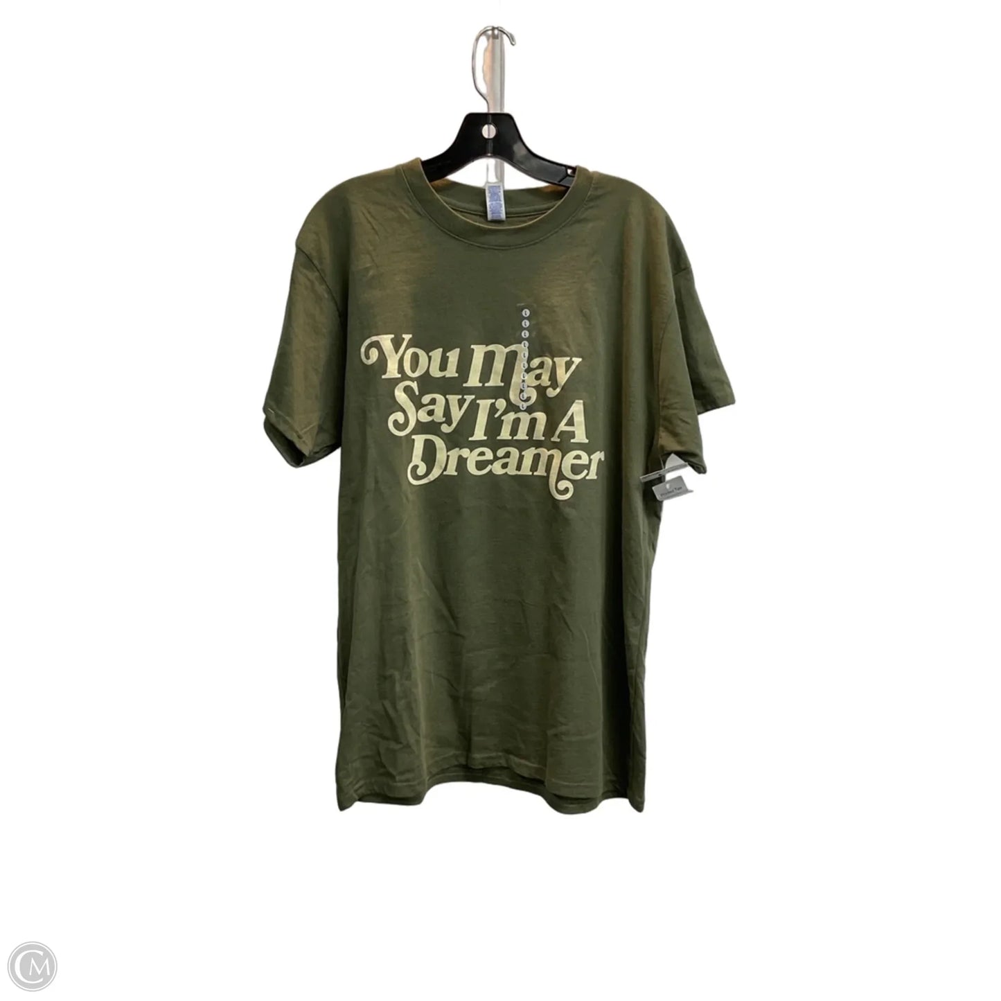 Top Short Sleeve Basic By Clothes Mentor In Green, Size: L