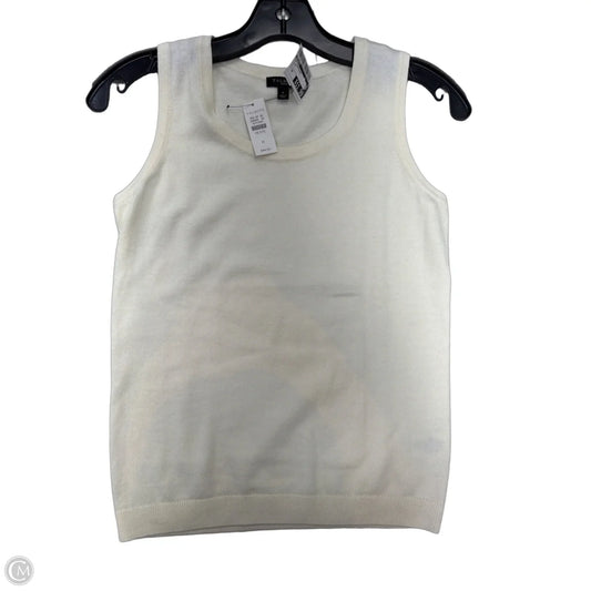 Top Sleeveless By Talbots In Cream, Size: Sp