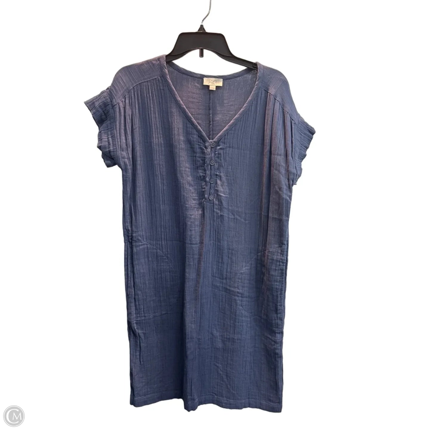 Dress Casual Short By Loft In Blue, Size: S