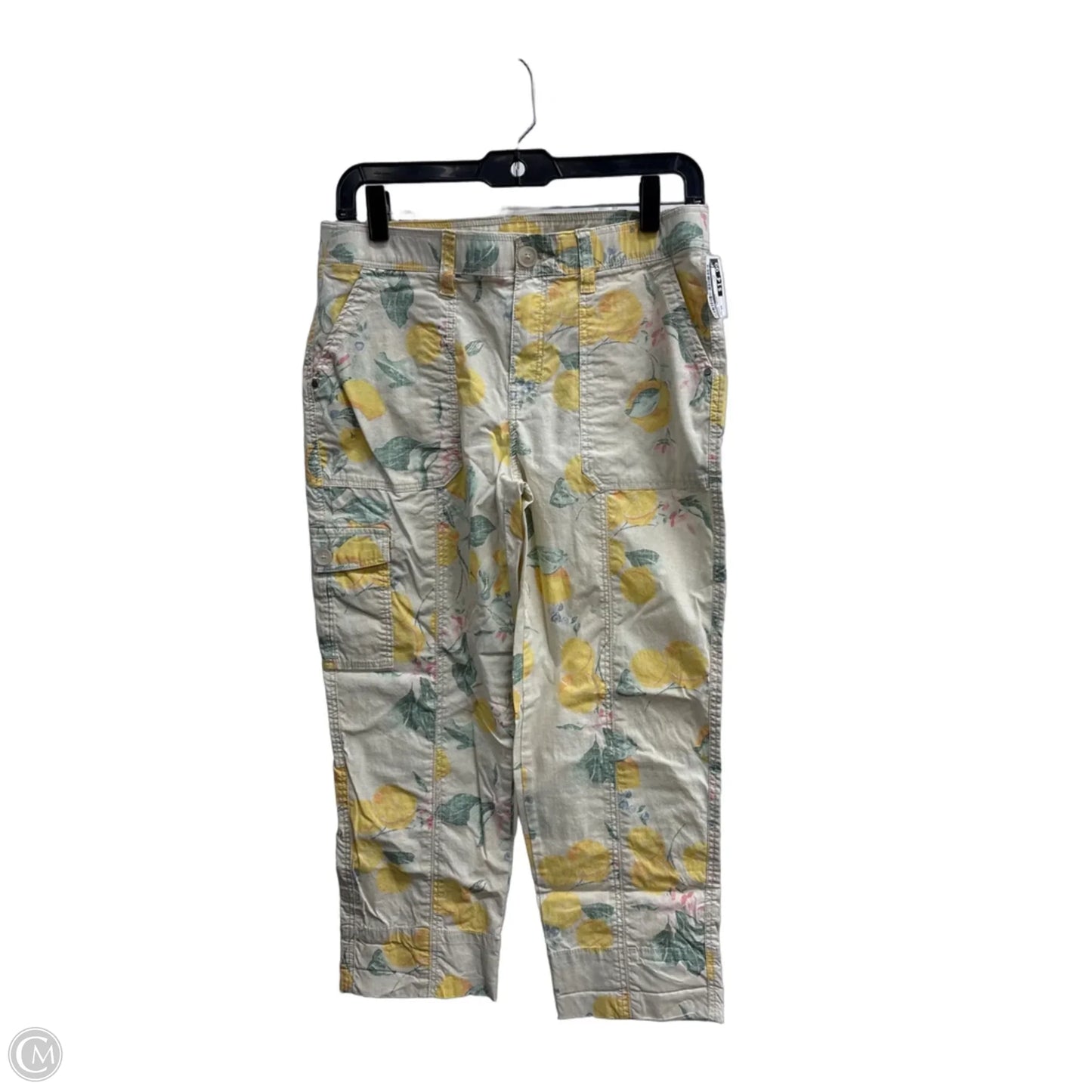 Pants Lounge By Chicos In Floral Print, Size: Xs