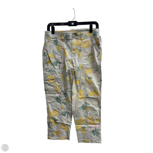 Pants Lounge By Chicos In Floral Print, Size: Xs