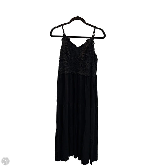 Dress Casual Midi By Clothes Mentor In Black, Size: M