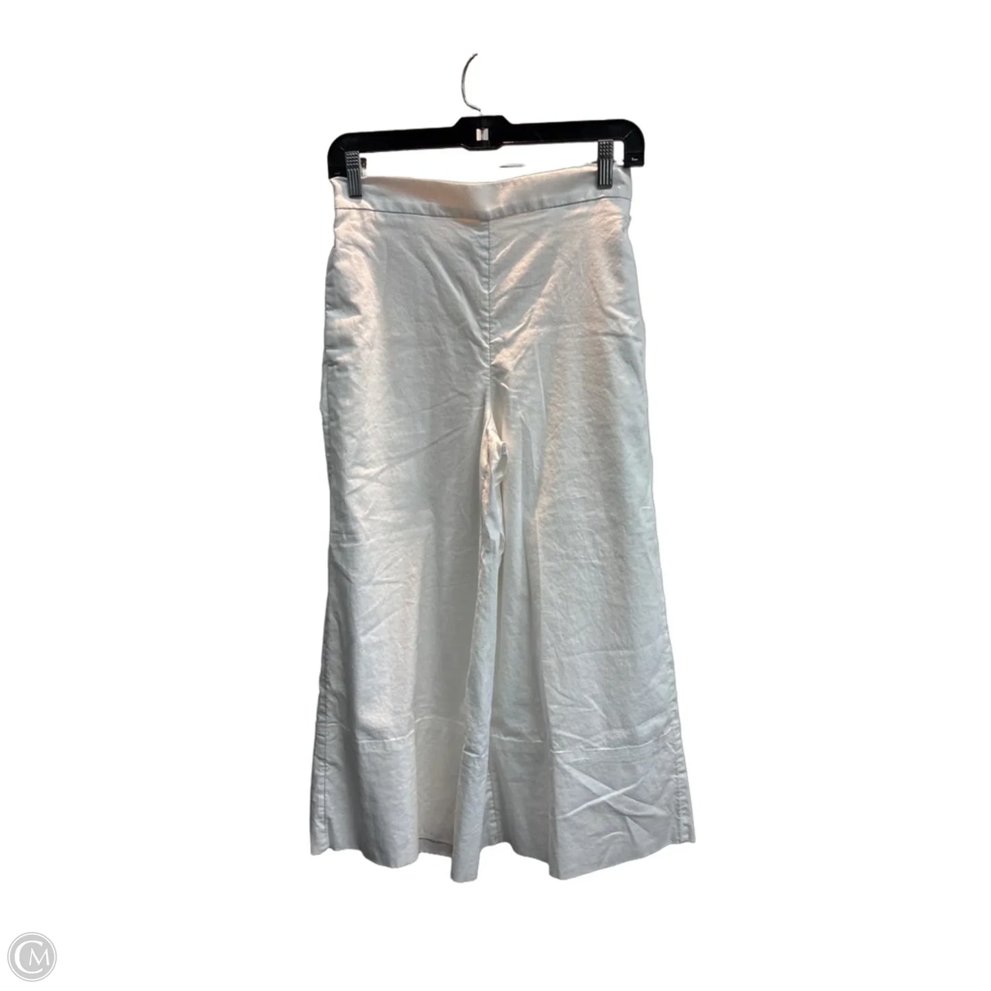 Pants Cropped By Banana Republic In White, Size: Xs