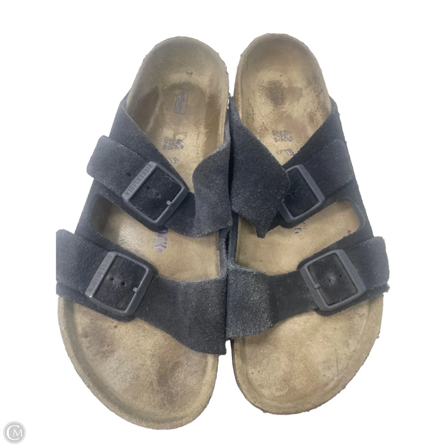 Sandals Flats By Birkenstock In Navy, Size: 11