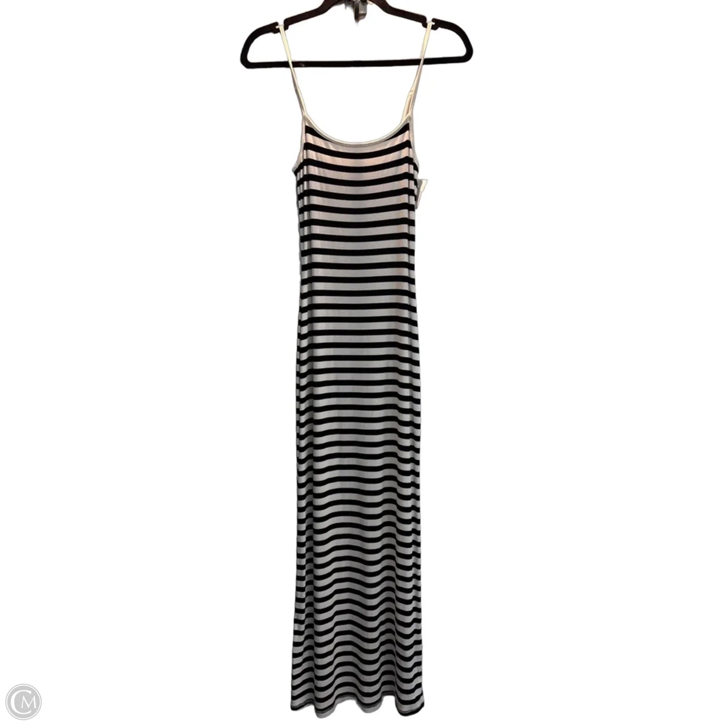 Dress Casual Maxi By Divided In Striped Pattern, Size: S