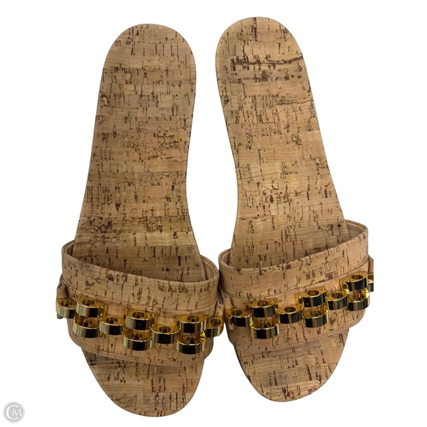 Sandals Flats By Veronica Beard In Tan, Size: 10