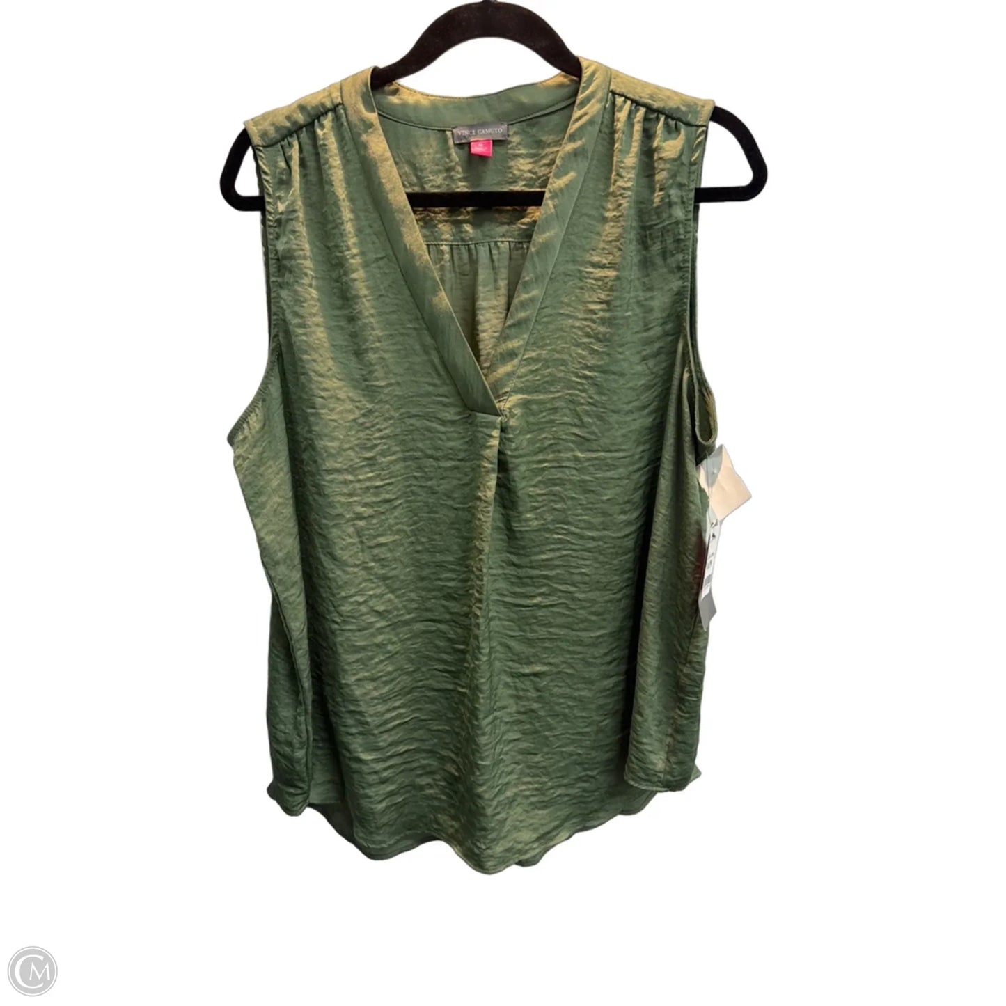 Top Sleeveless By Vince Camuto In Green, Size: Xl