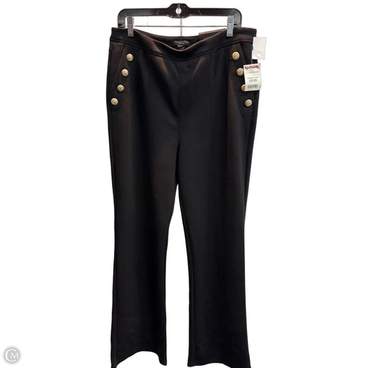 Pants Wide Leg By Christian Siriano In Black, Size: 16