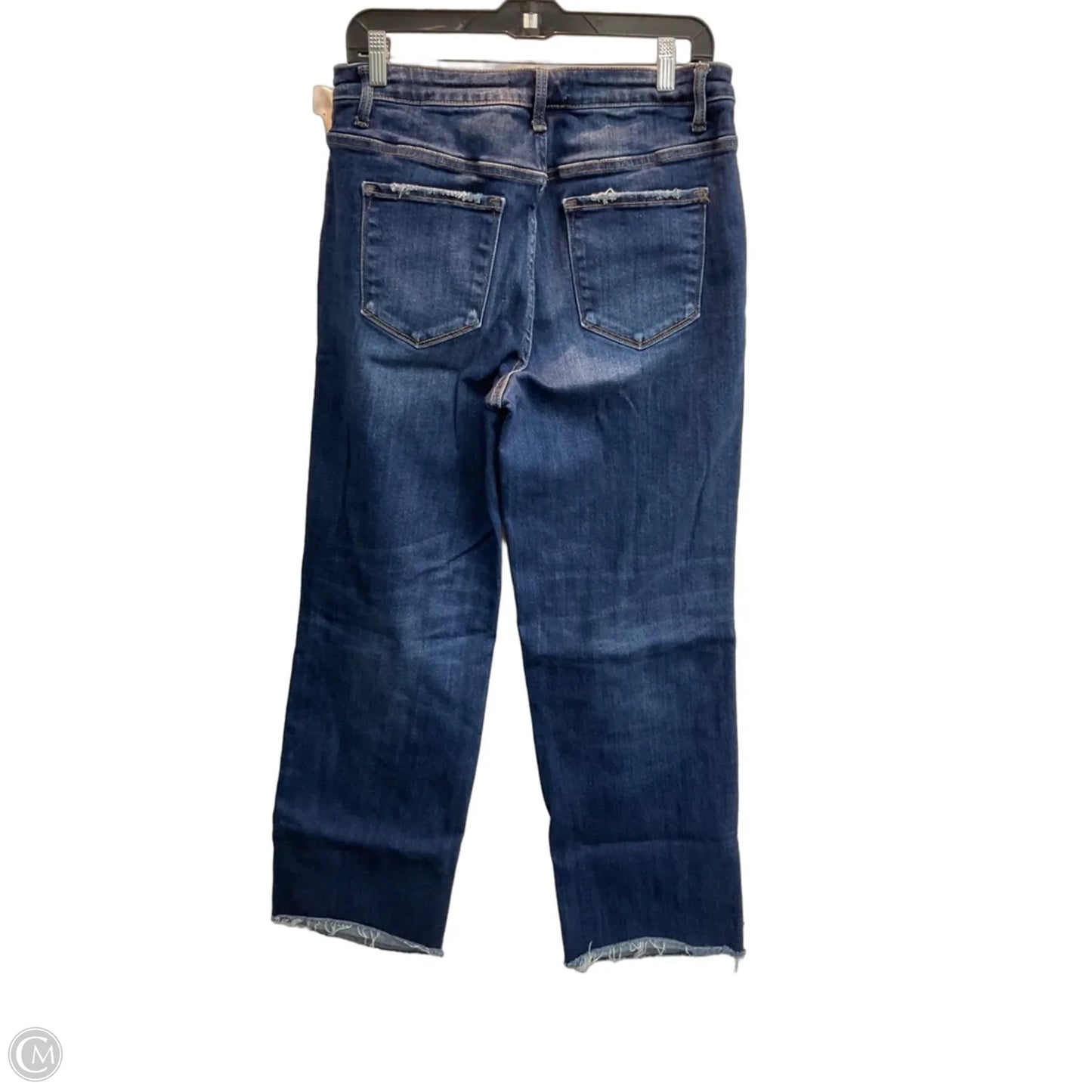 Jeans Wide Leg By Vervet In Blue Denim, Size: 14