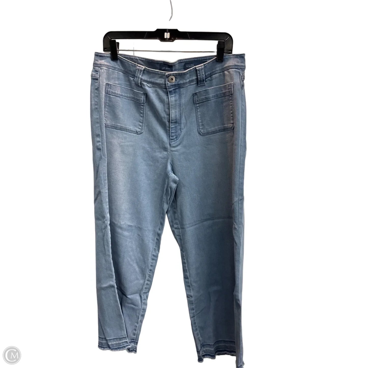Jeans Wide Leg By J. Jill In Blue Denim, Size: 12