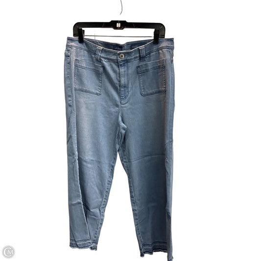 Jeans Wide Leg By J. Jill In Blue Denim, Size: 12