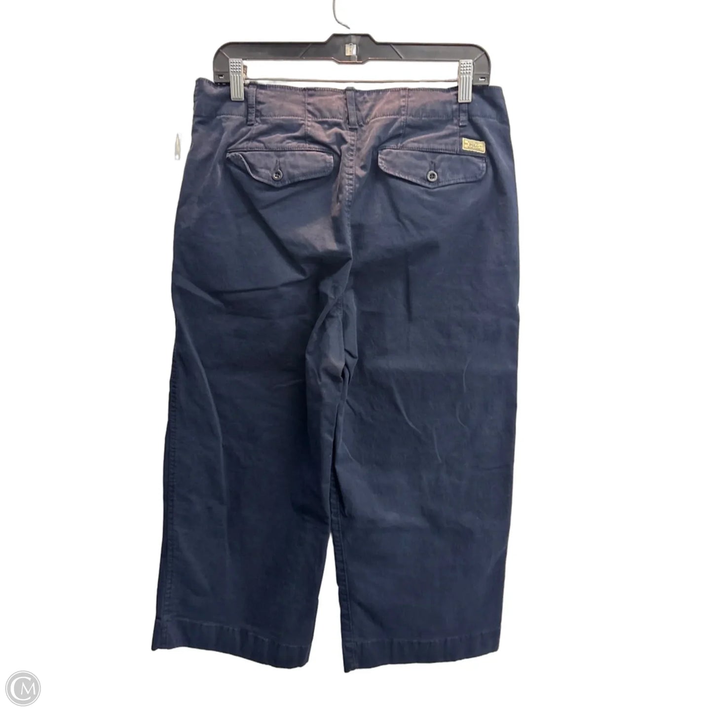 Pants Cropped By Polo Ralph Lauren In Navy, Size: 10