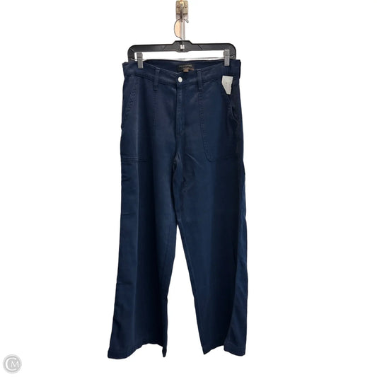 Pants Wide Leg By Banana Republic In Navy, Size: 8