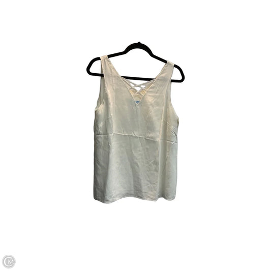Top Sleeveless By Antonio Melani In White, Size: S