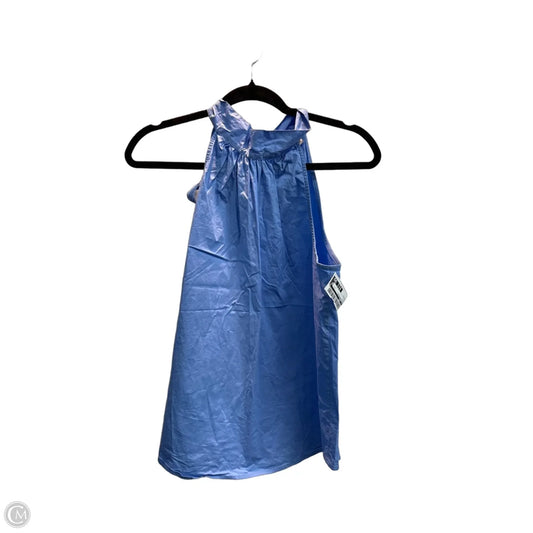 Top Sleeveless By J. Crew In Blue, Size: 6