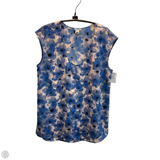 Top Sleeveless By J. Crew In Floral Print, Size: 6