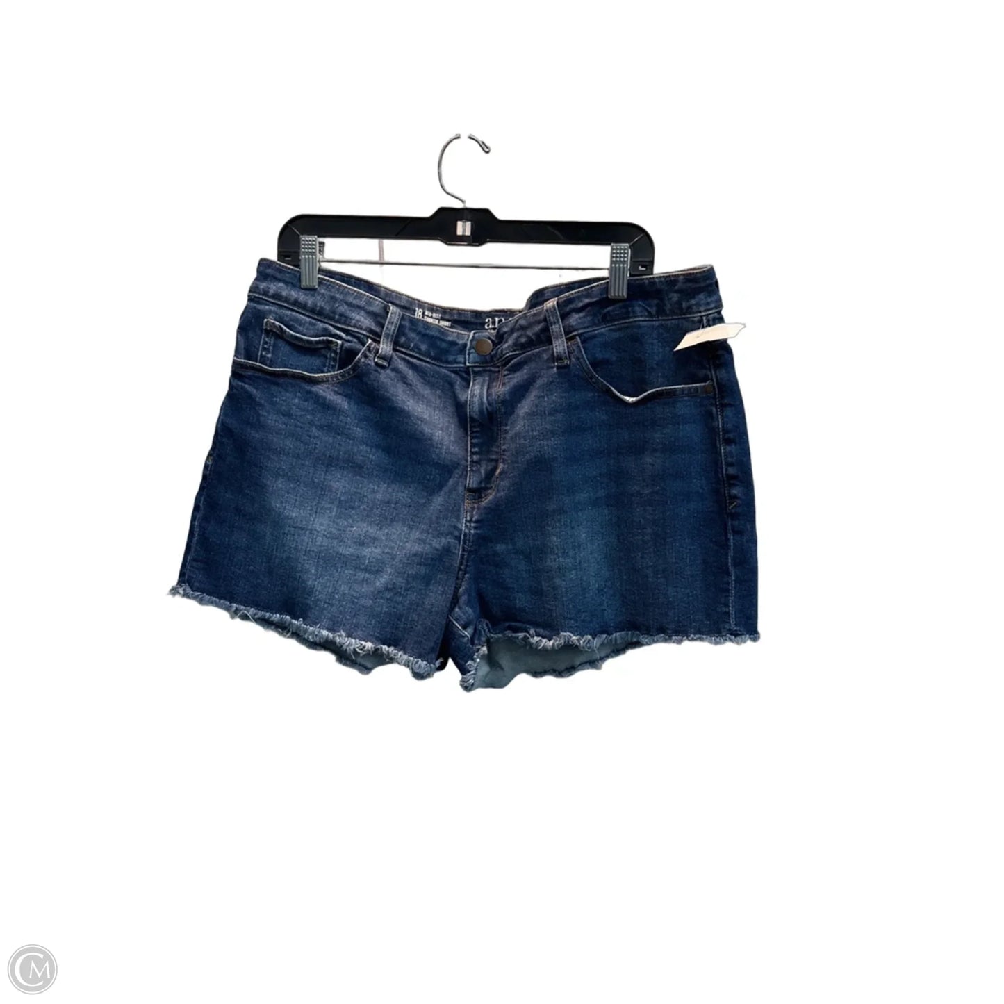 Shorts By Ana In Blue Denim, Size: 18