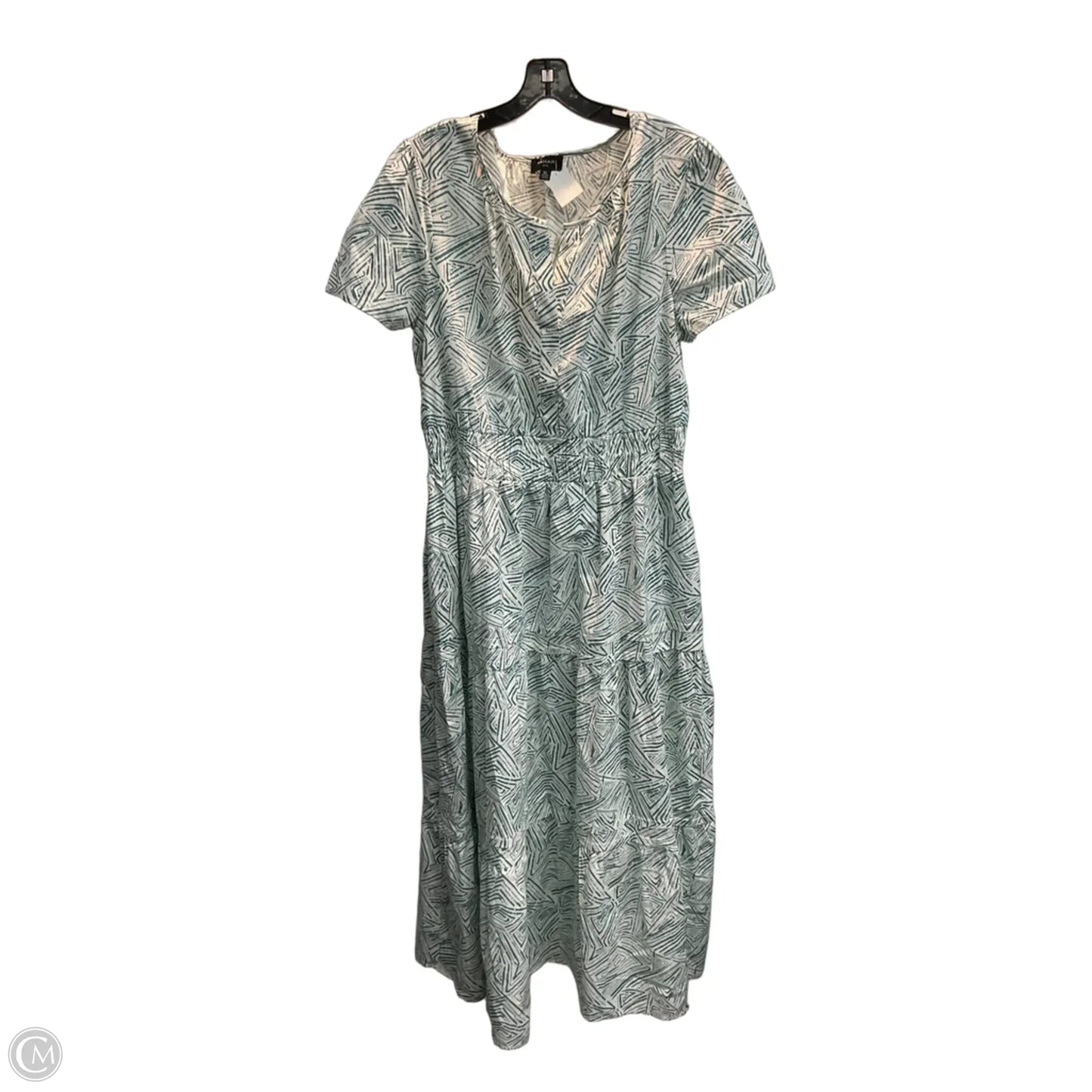 Dress Casual Maxi By Tahari In Teal, Size: Xl