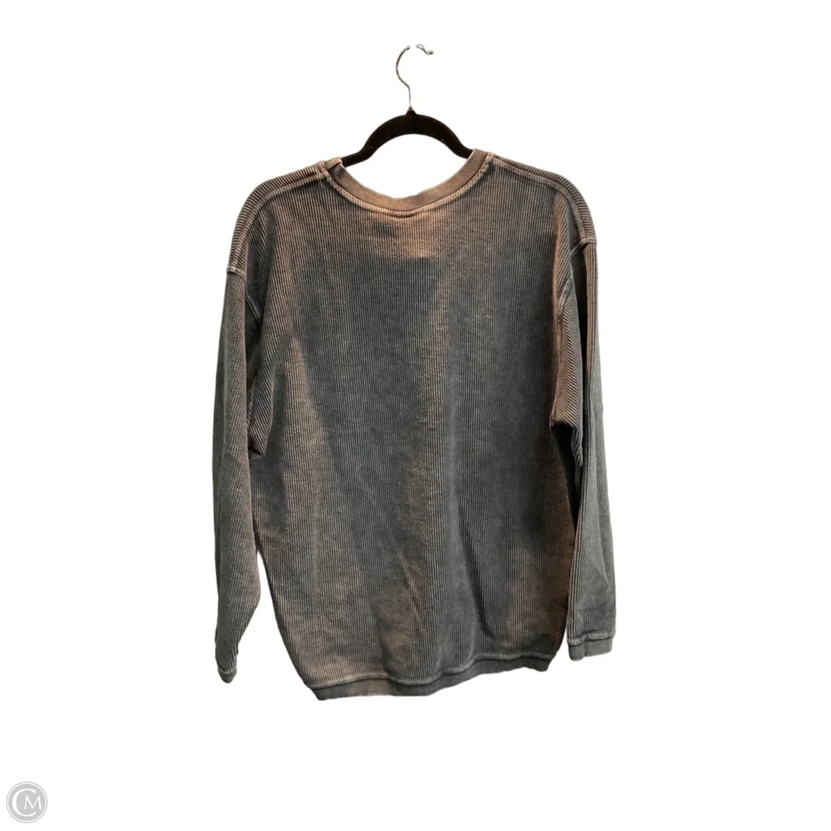 Top Long Sleeve Basic By Clothes Mentor In Grey, Size: S