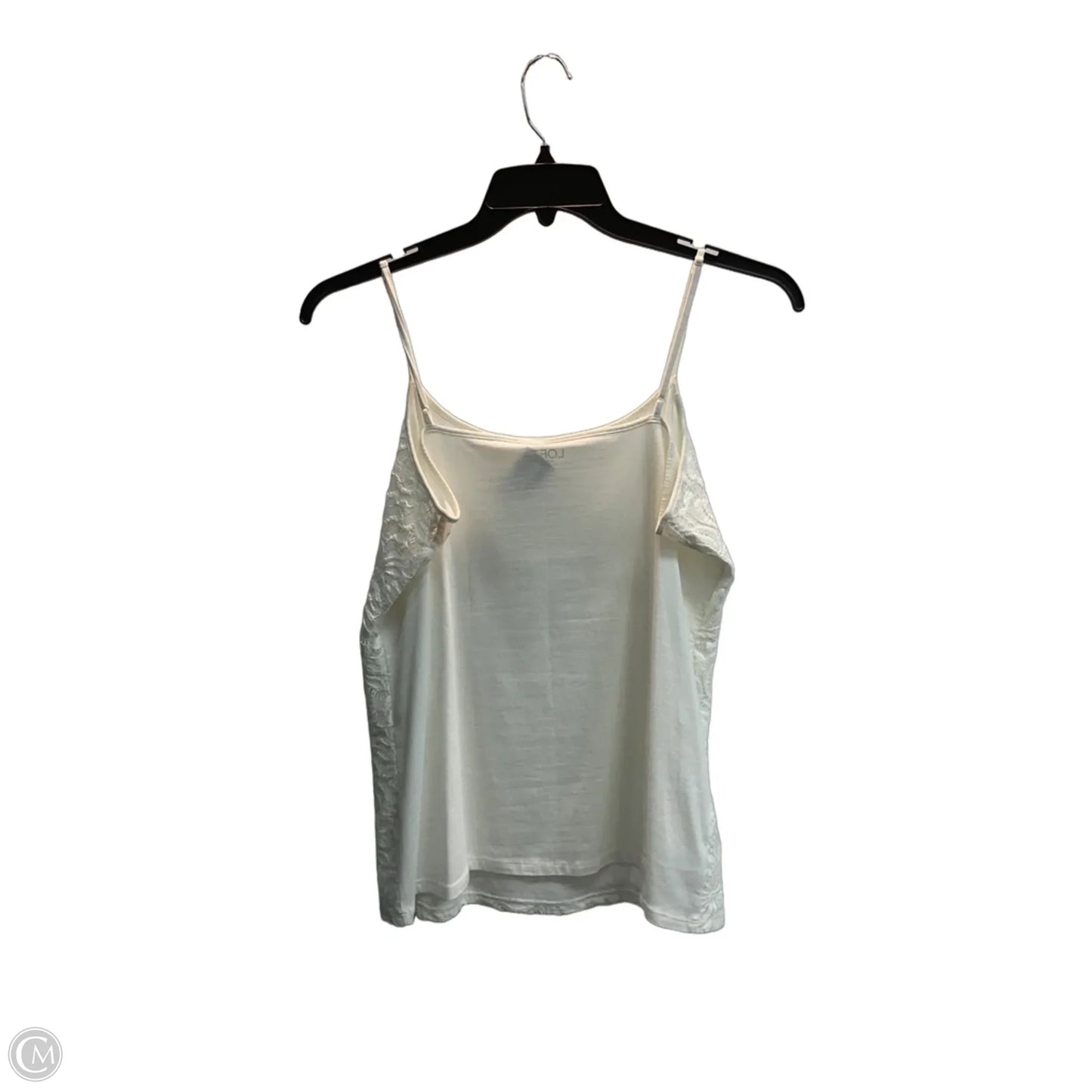 Top Cami By Loft In Cream, Size: Xl