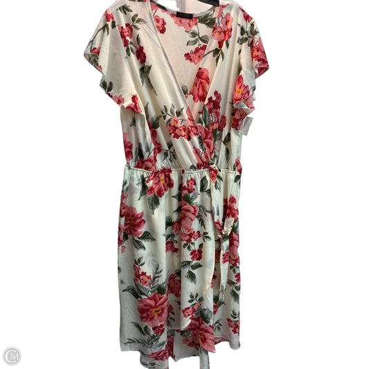 Dress Party Long By Clothes Mentor In Floral Print, Size: 3x