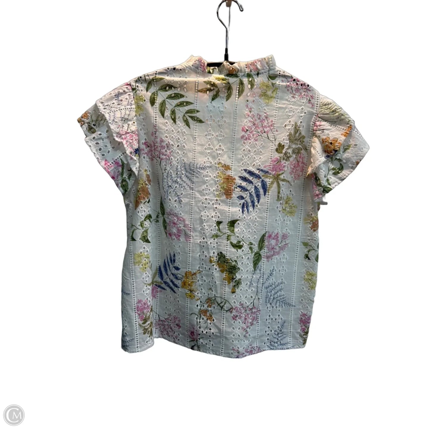 Blouse Sleeveless By Solitaire In Floral Print, Size: S