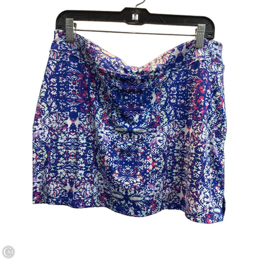 Athletic Skort By Tranquility In Blue, Size: M