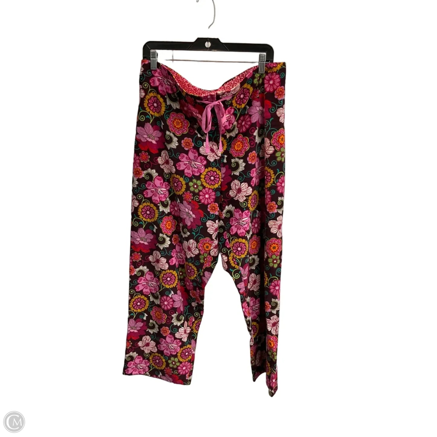 Pants Wide Leg By Vera Bradley In Floral Print, Size: L