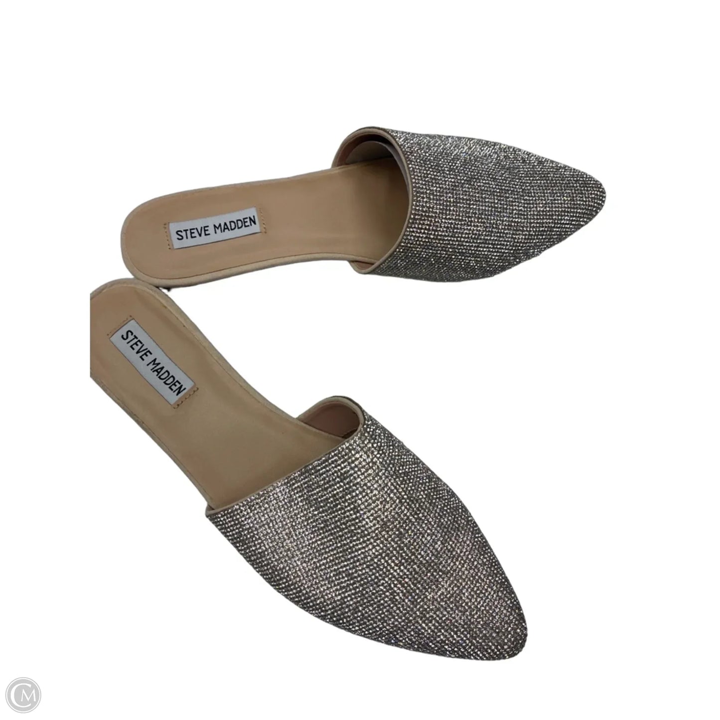 Shoes Flats By Steve Madden In Silver, Size: 11