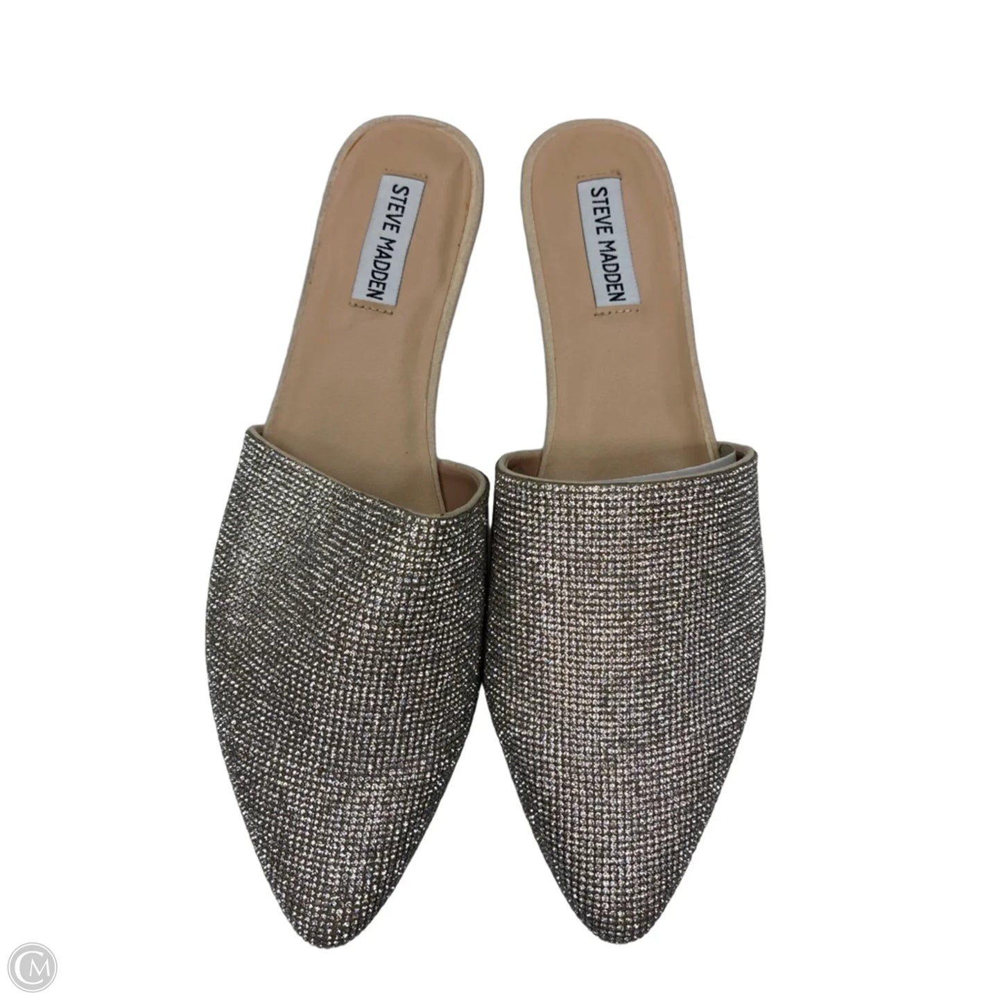 Shoes Flats By Steve Madden In Silver, Size: 11