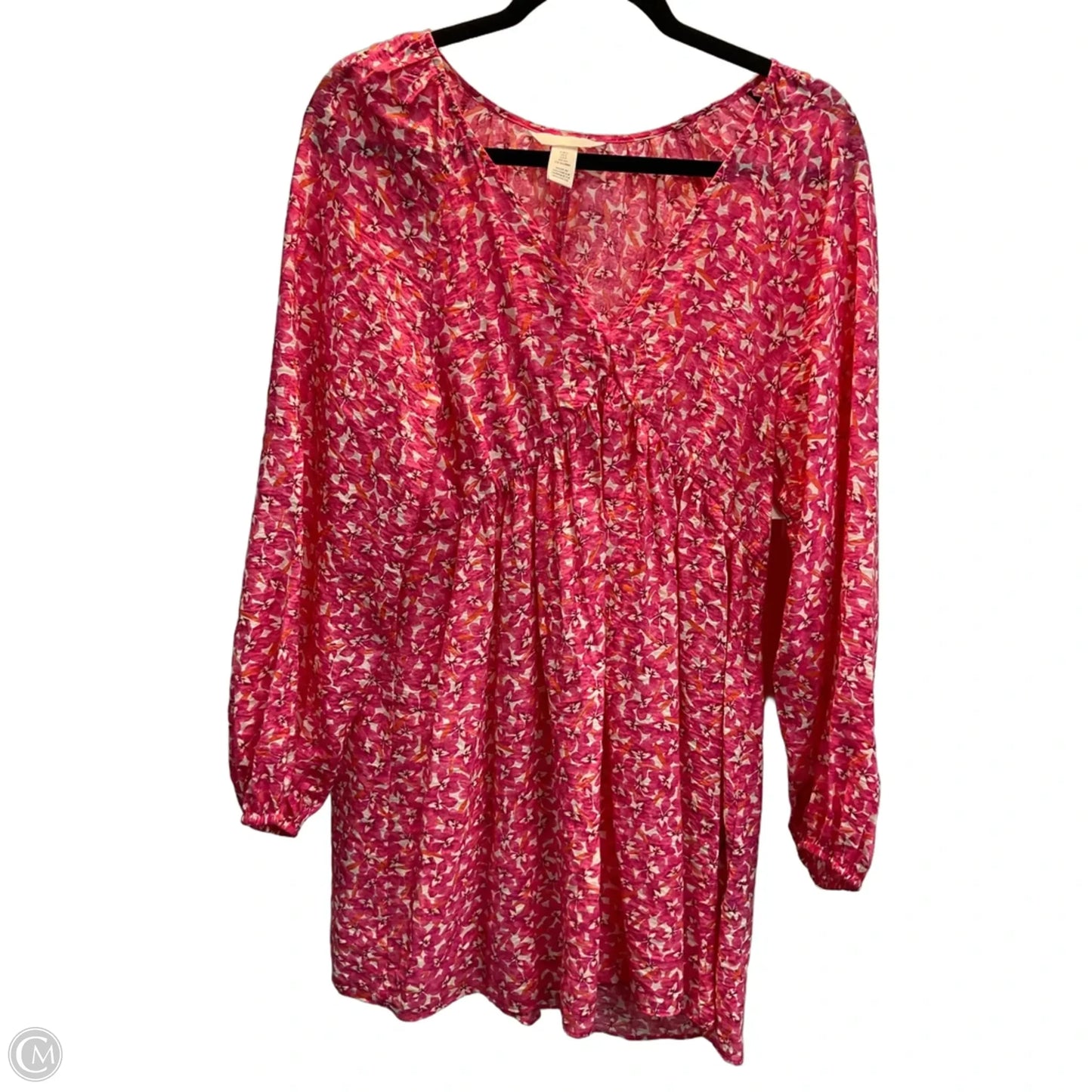Dress Casual Midi By H&m In Pink, Size: S