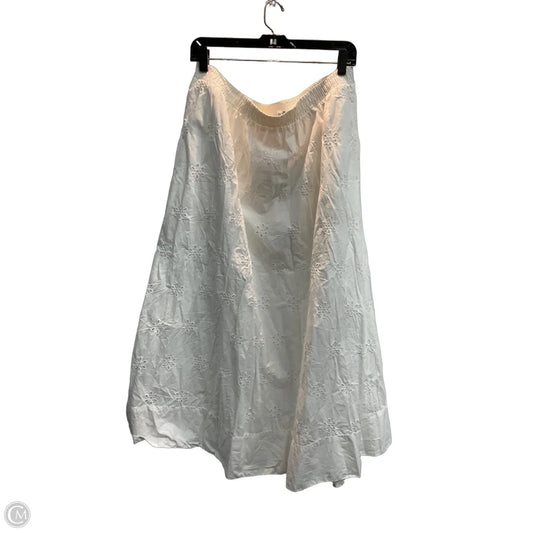 Skirt Maxi By A New Day In White, Size: 12